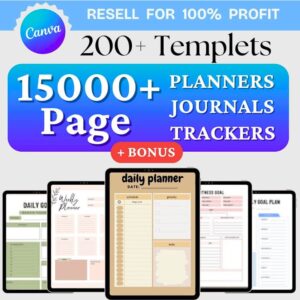 Canva Editable Planner Template