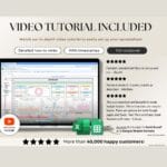 Ultimate Annual Budget Spreadsheet Excel Google Sheets - Image 2