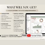 Ultimate Annual Budget Spreadsheet Excel Google Sheets - Image 5