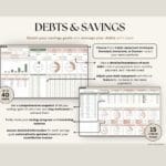 Ultimate Annual Budget Spreadsheet Excel Google Sheets - Image 6