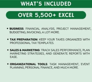 Excel Templates Bundle: Your Path to Better Projects - Image 2