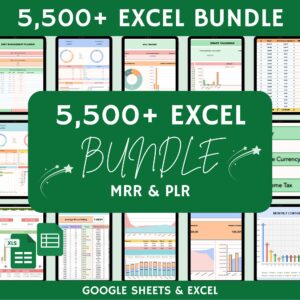 Excel Templates Bundle Your Path to Better Projects