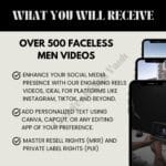 500+ Faceless Aesthetic Men Reels, Faceless Dark Aesthetic Videos, Faceless Digital Marketing Bundle with MRR and PLR, IG Faceless Reels - Image 7