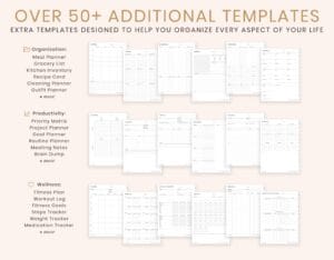 2025 Digital Planner for iPad - Hyperlinked & Dated for GoodNotes - Image 8