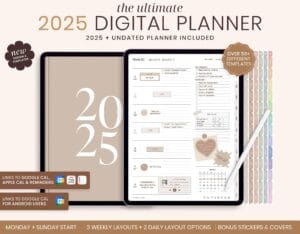 2025 Digital Planner Ipad