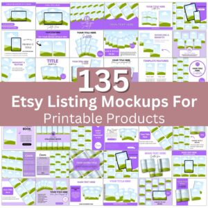Digital Product Mockup and Ecover Bundle