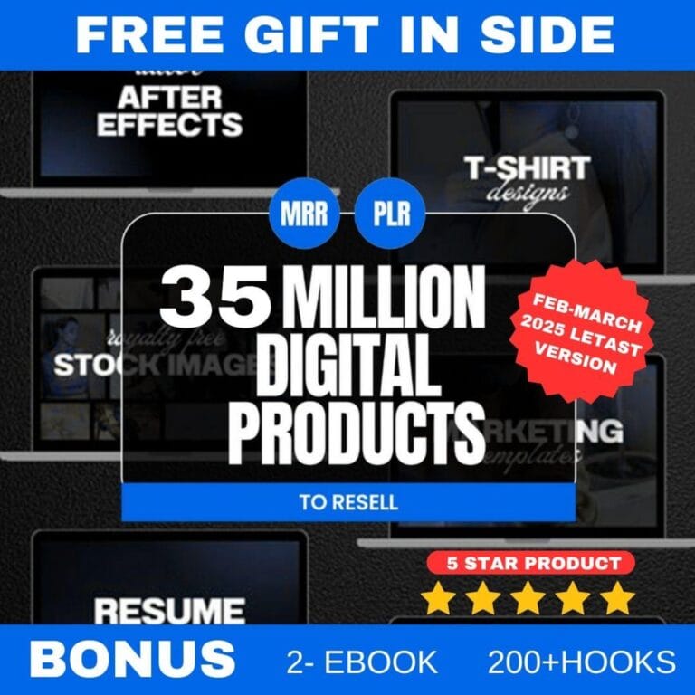 35+ Million Resell Digital Products Bundle