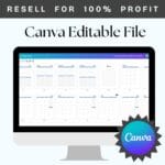 Canva Template Bundle 15000+ Pages, 200 Canva PLR Templates, Planners, Journals, Trackers,Printable - Image 2