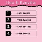 600 Pink Aesthetic Faceless Reels, Pink MRR Photo Post, Faceless Digital Marketing, Master Resell Rights, MRR/PLR, Canva Reels Bundle - Image 11