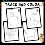 200 Preschool Line Tracing Worksheets Bundle, Line Trace Page Printable, Homeschool book,Kindergarten Curriculum Learning,Pre Handwriting - Image 3
