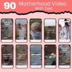1400+ Motherhood Reels Faceless Reels Bundle, Mom Life Done For You, PLR MRR Digital Products, Bundle  Mompreneur reel, Canva, Reels Bundle - Image 4