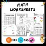 Kids Preschool Kindergarten Learning Bundle | 600+ Pages | Printable Activity Worksheets | Coloring | Dot To Dot | Tracing | Alphabet | Math - Image 5