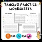 Kids Preschool Kindergarten Learning Bundle | 600+ Pages | Printable Activity Worksheets | Coloring | Dot To Dot | Tracing | Alphabet | Math - Image 7