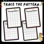 200 Preschool Line Tracing Worksheets Bundle, Line Trace Page Printable, Homeschool book,Kindergarten Curriculum Learning,Pre Handwriting - Image 7