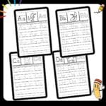 180+ Alphabet Worksheets Printable Tracing Coloring Homeschool Teacher Kids Letters Kindergarten & Prek Toddlers Handwriting Letter Practice - Image 8