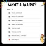 200 Preschool Line Tracing Worksheets Bundle, Line Trace Page Printable, Homeschool book,Kindergarten Curriculum Learning,Pre Handwriting - Image 8