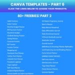 7600 Done For You PLR MRR Digital Products Bundle, Canva Templates, 2025 2026 Digital Printable Planners ,Journals, Trackers, Resell Rights - Image 8